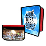 Combo Carpeta + Cartuchera Que Miras Bobo Messi #595