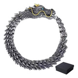 Pulsera De Hombre Dragon Bone Sterling Sapphire Domination