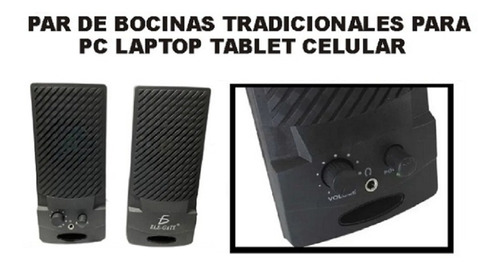 Par De Bocinas Alámbricas Para Pc , Laptop, Tablet Y Celular