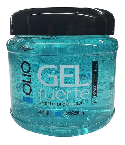 Gel Fuerte Cabello Peluquería Barbería Cabello Olio X 250gr