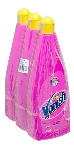 Pack Tira Manchas Vanish Resolv Pre Lavagem 450ml C/3