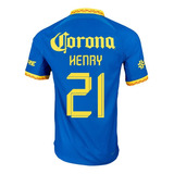 Playera Jersey Deportiva De América #21 Henry Visita 2024
