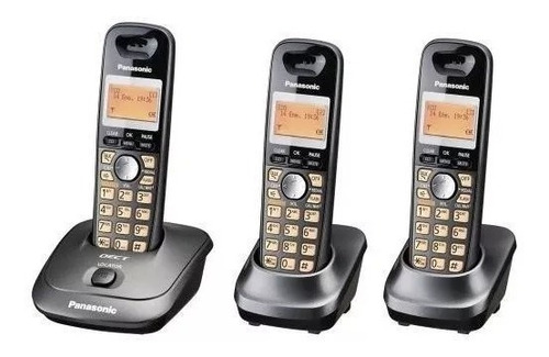 Teléfono Inalámbrico Panasonic Kx-tg4013ag Trío 3 Handys