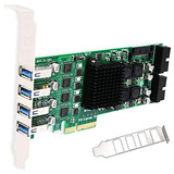 4 Canales 8 Puertos Pci Express Superspeed Usb 3 0 Tarj...