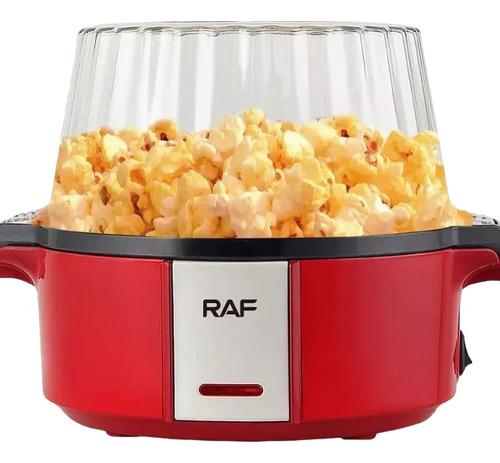 Máquina Para Hacer Popcorn Palomitas Maíz Cabritas 700w Raf Color Rojo