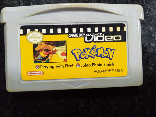 Pokémon Video Playing With Fire Original Gameboy Advance