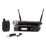 Shure Glx-d+ Dual Band Pro Wireless Rack Mount Combo System