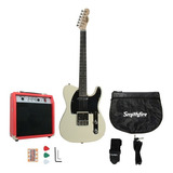 Guitarra Eléctrica Tipo Telecaster Smithfire Tel110 Packvwh