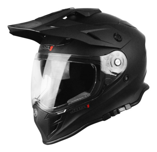 Casco Just 1 Dual Doble Visor Enduro Motocross J34 Rider Pro