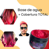 Cera / Crema Pintar Cabello De Colores Temporal Rosa