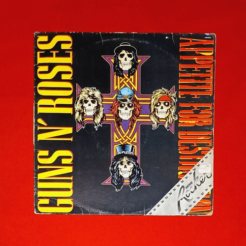 Guns N Roses Appetite For Destruction Lp Disco Vinil Acetato