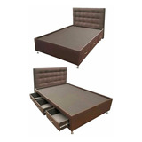 Base Cama Con Cajones / Espaldar 1.40x1.90 / Oferta