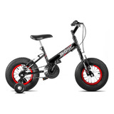 Nova Bicicleta De Criança Aro 8 Ultra Bikes Infantil Big Fat Cor Preto Fosco