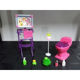 Barbie Glam Dream House Pink Bathtub Accesorios Baño Mattel