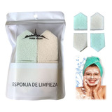 4 Esponjas De Limpieza Exfoliante Facial Rostro Paris Night 