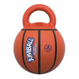 Pelota De Basketball Para Perros Con Mango Gigwi Jumball Color Naranja