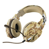 Audífonos Gamer Trust Carus Gxt 322 Desert Camo