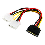 Cable Sata Macho A Molex Hembra - Sata A Molex