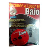 Metodo Aprendizaje Libro Aprender A Tocar El Bajo Dvd