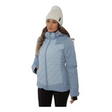 Campera De Mujer Umay Montagne De Pluma Impermeable Cts