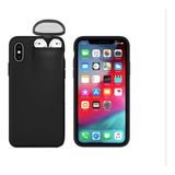 Funda Para iPhone Y AirPods 2 En 1 Uso Rudo