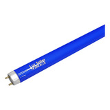 Lâmpada Fluorescente Tubular 36w Azul T8 Substitui 40w 6 Pçs