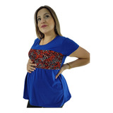 Polera Maternal Embarazada Animal Print Happy Mothers