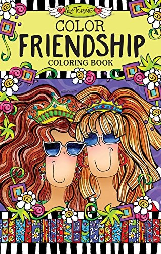 Color Friendship Coloring Book Perfectly Portable Pages (ont