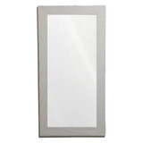 Espelho De Luxo Branco Moldura Trabalhada 40x120 Para Corpo