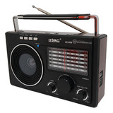 Rádio Retro Recarregável Am Fm Usb Bluetooth Alta Frequência