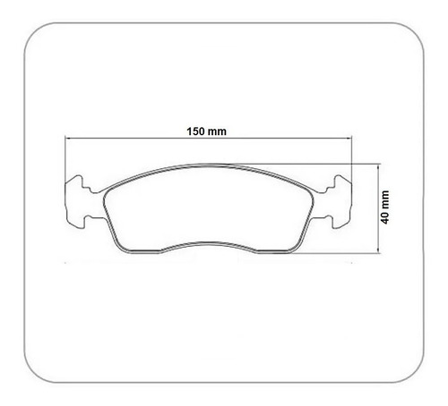 Pastilla De Freno Delanteras Ford Ka Fiesta Courier Original Foto 2