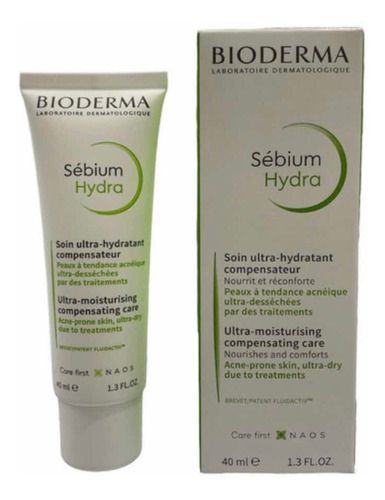 Crema Hydra Bioderma Sébium Día Para Piel Acneica De 40ml