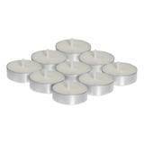 100 Velas Tealight Con Ligero Aroma Citrico Flotantes.