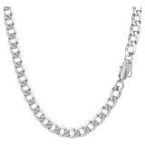 Prosteel Cadena De Plata Gruesa Collar De Roca Para Hombres 