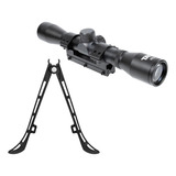 Bipe Sniper Tiro Apoio + Luneta Rossi Dione Premium 4x32mm