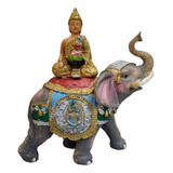  Buda Tibetano Con Elefante 