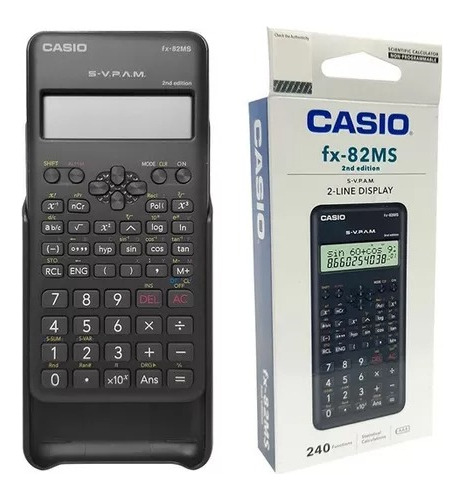 Calculadora Casio Fx 82 Ms 240 Funciones  Original 