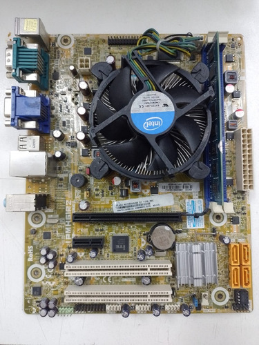 Placa Mae 1155 Ddr3 Ipmh61r2 Pentium G440 2gb + Espelho