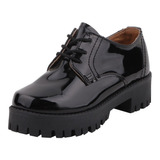 Zapato Escolar Niña Negro 345-08