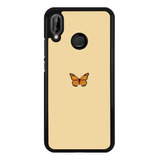 Funda Protector Uso Rudo Para Xiaomi Mariposa Amarillo