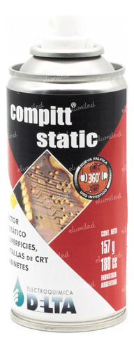 Compitt Static Limpiador Antiestatico Para Pantallas 180cc
