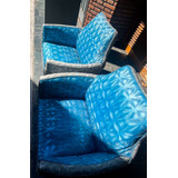 Sillon Vintage, Color Azul Metalico. Estilo Unico!