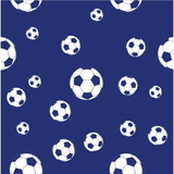 Papel De Parede Futebol Menino Azul Auto Adesivo Decorativo