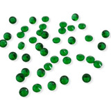 100 Unidades Zircônia Redonda Cúbica Emerald 4mm