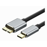 Cable Para Disco Duro Usb C A Micro B 3.1 5 Gb 3a, 0.5m