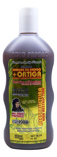  Shampoo Sangre De Drago Y Ortiga 550 Ml
