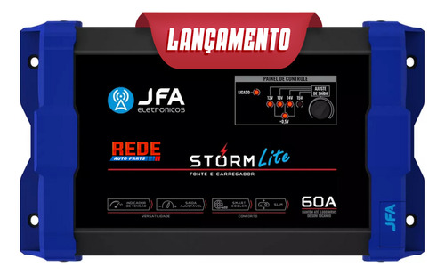 Fonte Carregador Automotivo Jfa 60a Storm Lite 12v Bivolt