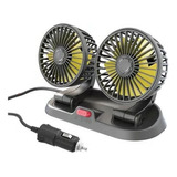 Ventilador Doble Cabezal Universal Para Auto Carro Camión