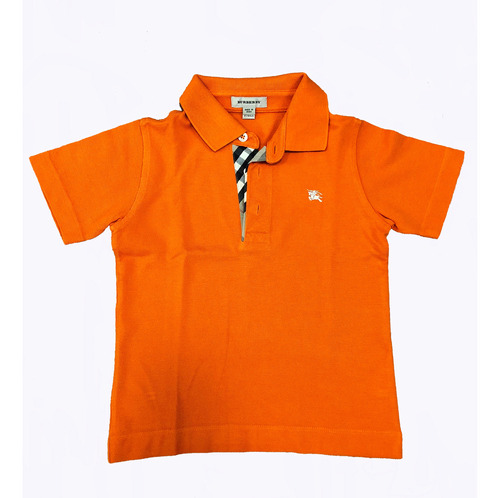 Burberry Original Camisa Polo Laranja 4-5 Anos