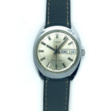 Reloj Timex Antiguo Cuerda Doble Fechador 70s No Citizen 
